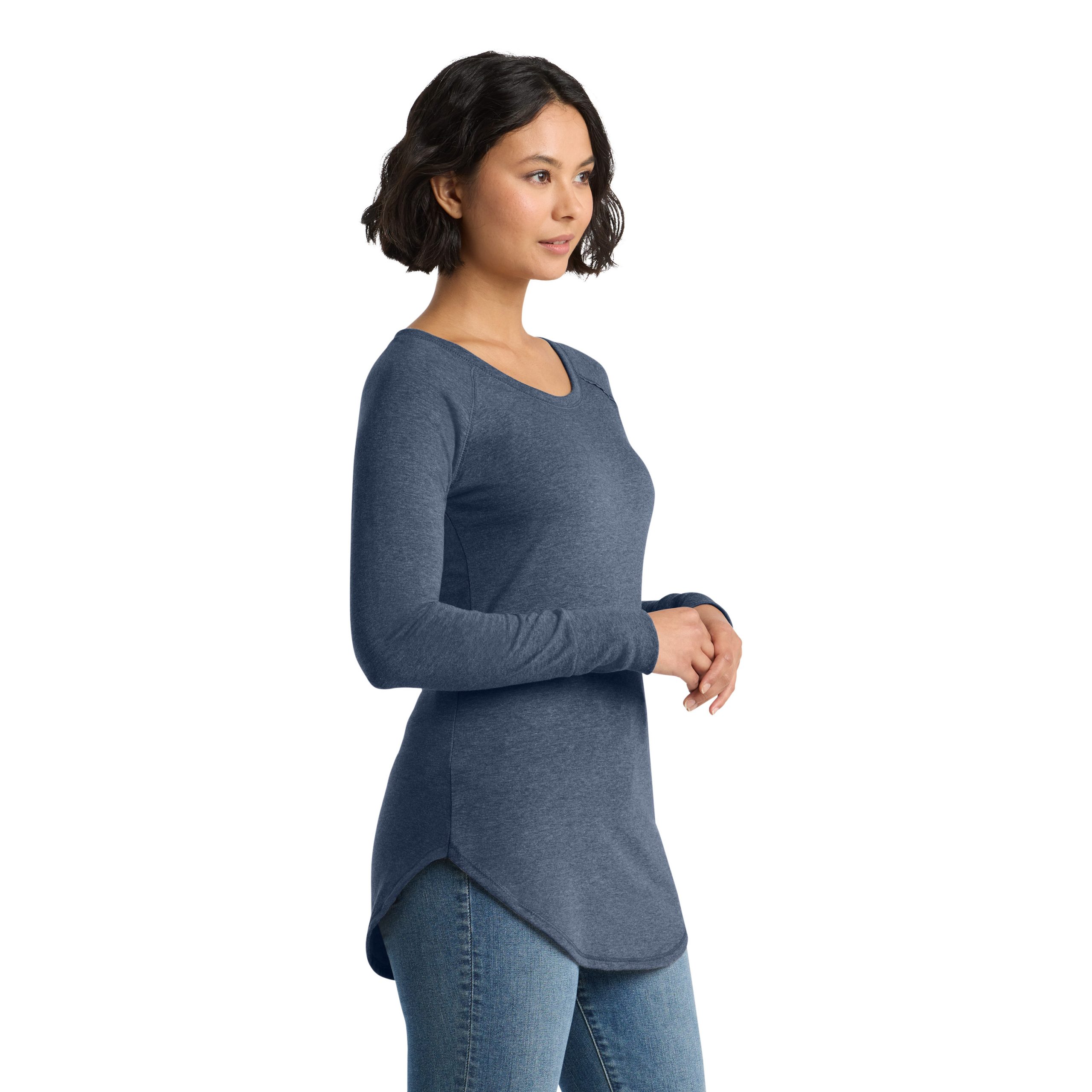 District ® Women’s Perfect Tri ® Long Sleeve Tunic Tee – DT132L - Image 8