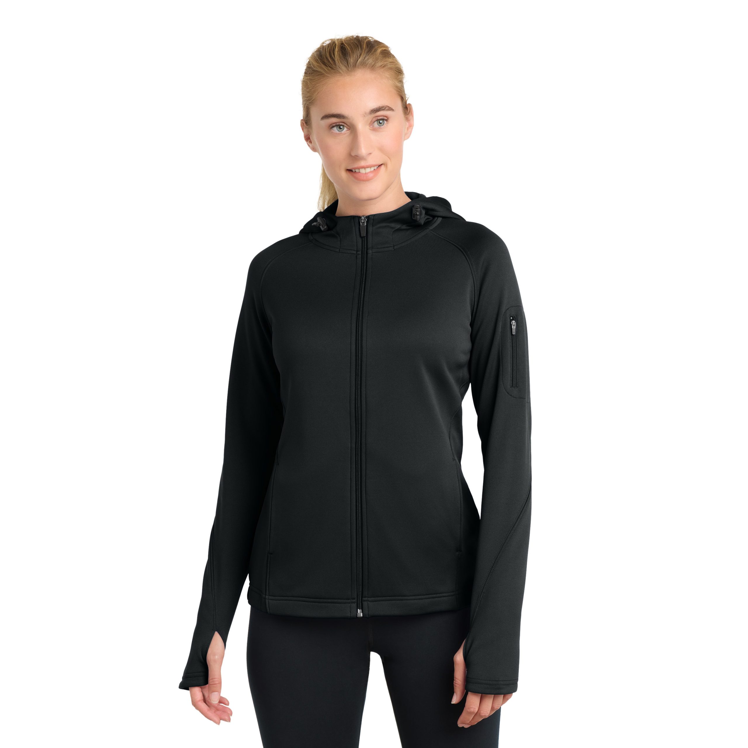 Sport-Tek® Women's Tech Fleece Full-Zip Hooded Jacket – L248 - Image 30