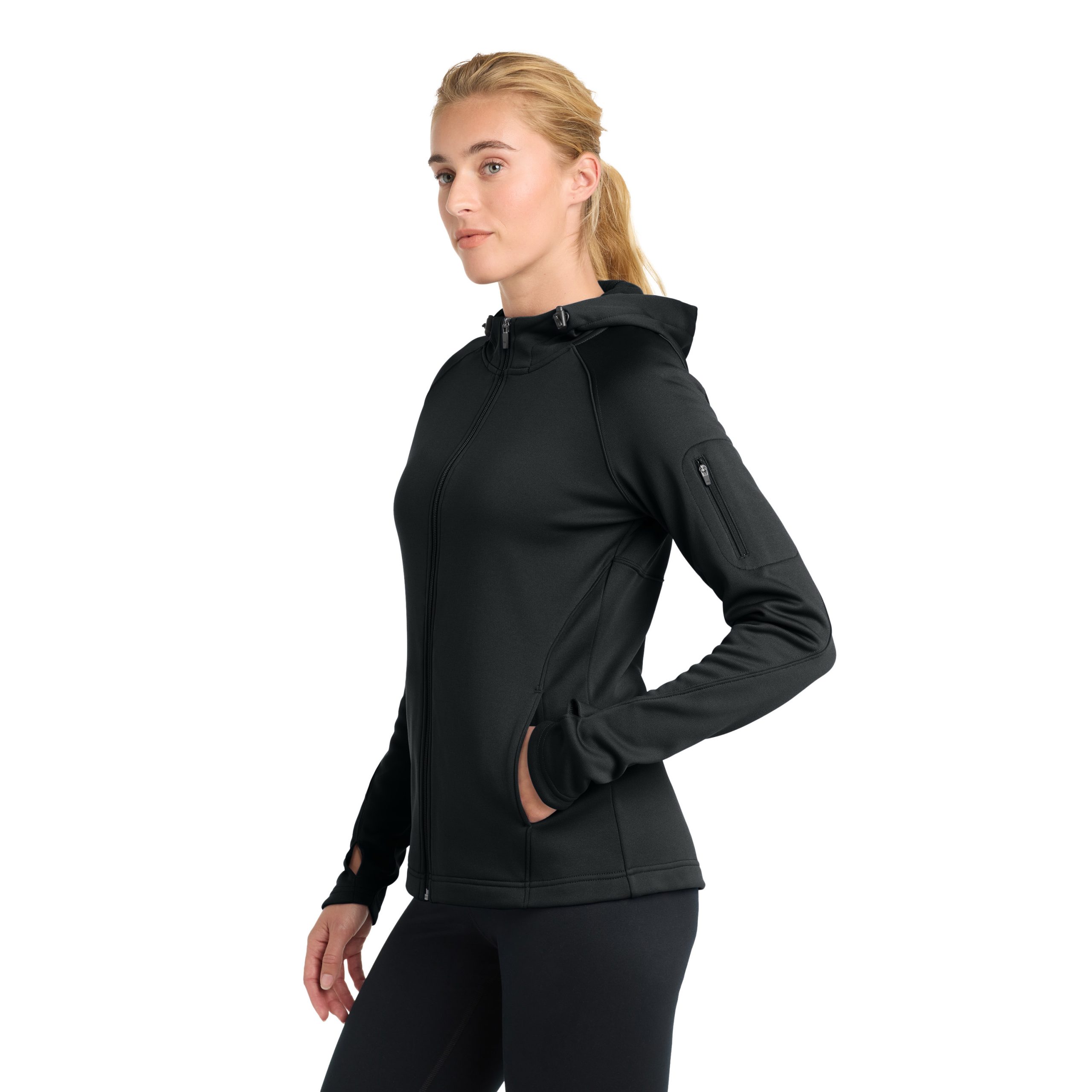 Sport-Tek® Women's Tech Fleece Full-Zip Hooded Jacket – L248 - Image 29