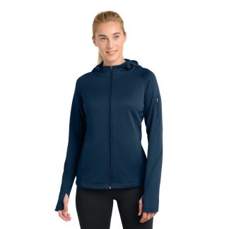 Sport-Tek® Women's Tech Fleece Full-Zip Hooded Jacket – L248