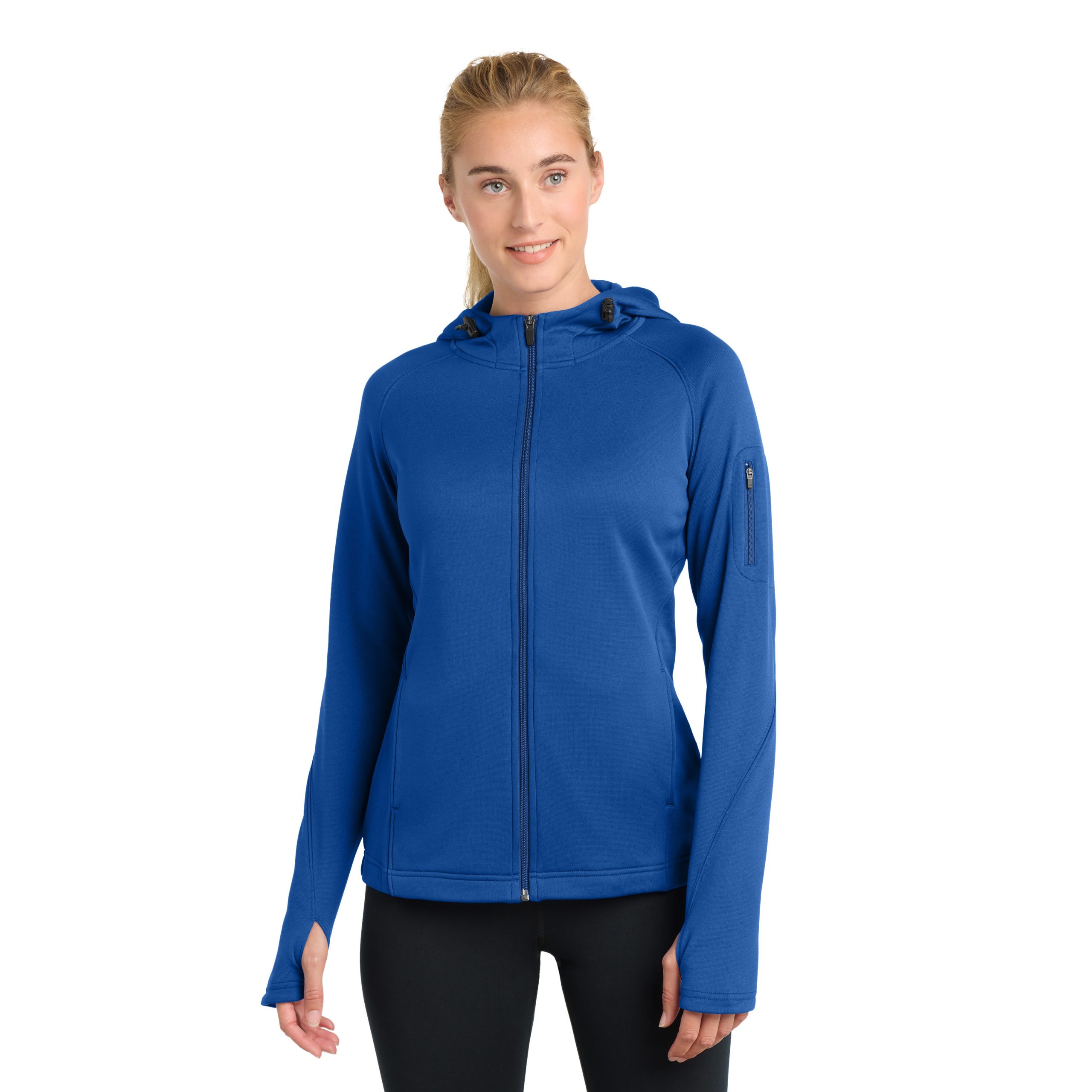 Sport-Tek® Women's Tech Fleece Full-Zip Hooded Jacket – L248 - Image 11