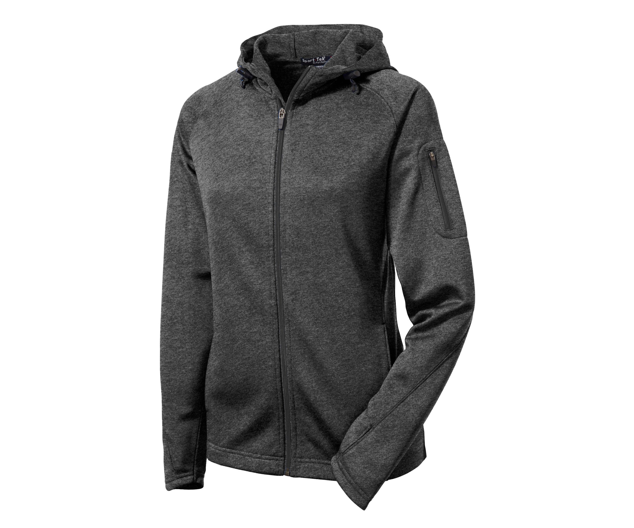 Sport-Tek® Women's Tech Fleece Full-Zip Hooded Jacket – L248 - Image 22