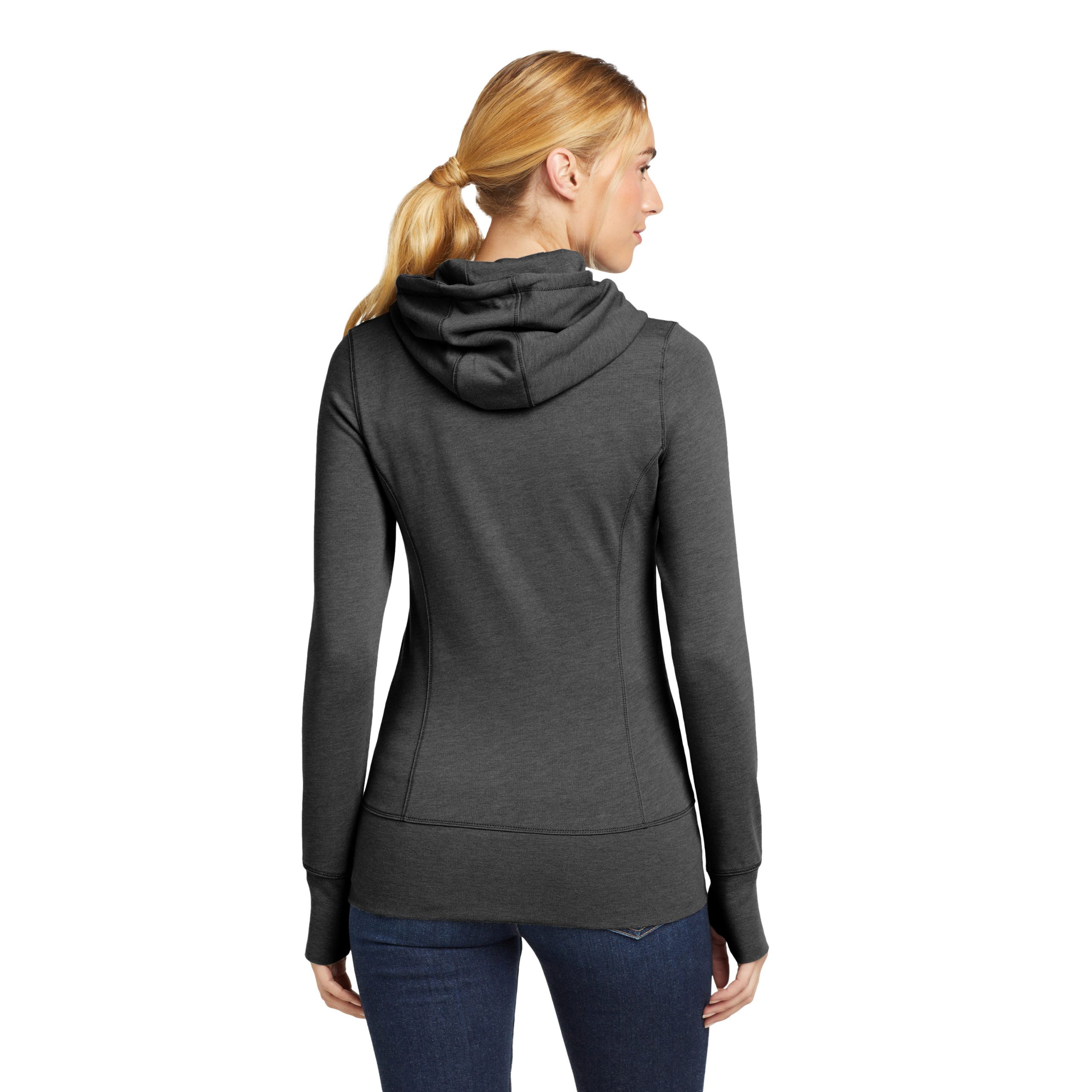 New Era® Women's Tri-Blend Fleece Full-Zip Hoodie – LNEA511 - Image 19