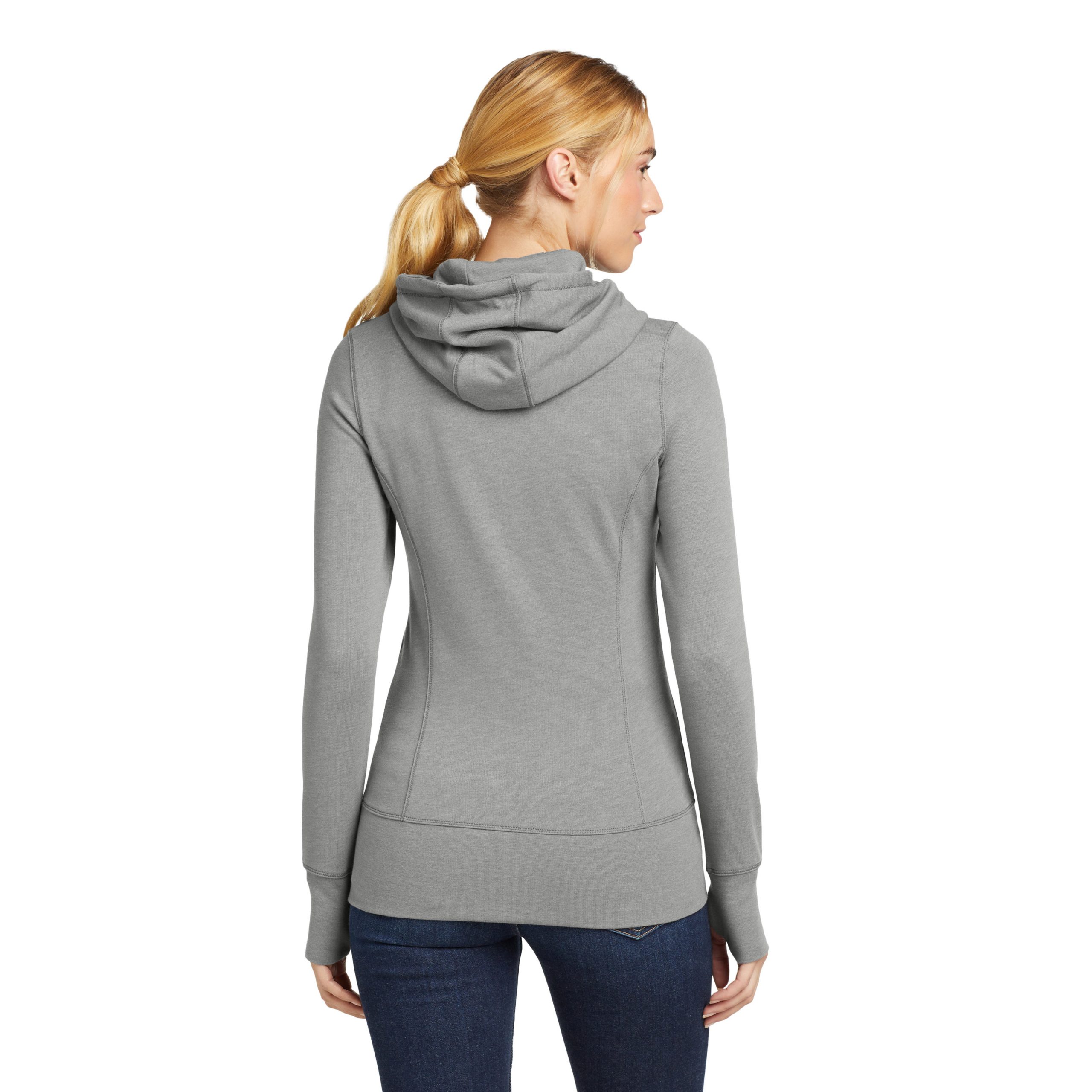 New Era® Women's Tri-Blend Fleece Full-Zip Hoodie – LNEA511 - Image 10