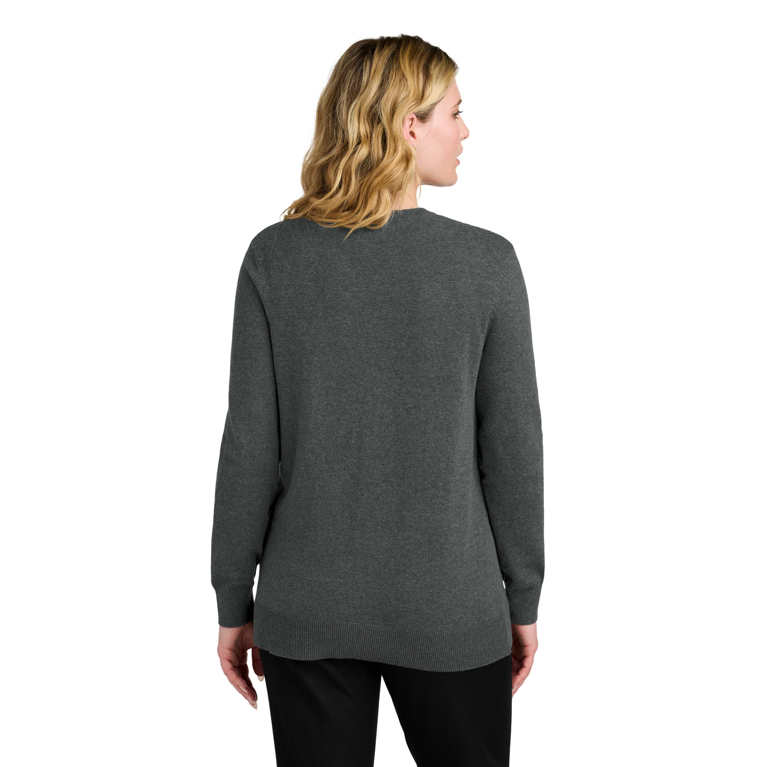 Port Authority® Women’s Easy Care Button-Up Cardigan Sweater – LSW4150 - Image 4