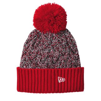 New Era® Marled Knit Pom Beanie